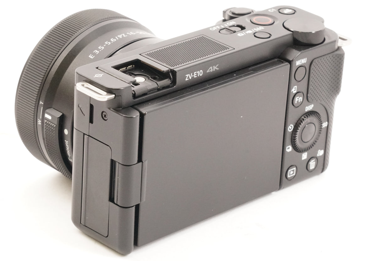 Sony ZV-E10 Mirrorless Camera with E PZ 16-50mm F3.5-5.6 OSS II Lens (Black) (Used)
