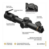 Leupold VX-6HD Gen 2 1-6x24 (30mm) CDS-SZL2 Illuminated FireDot Duplex