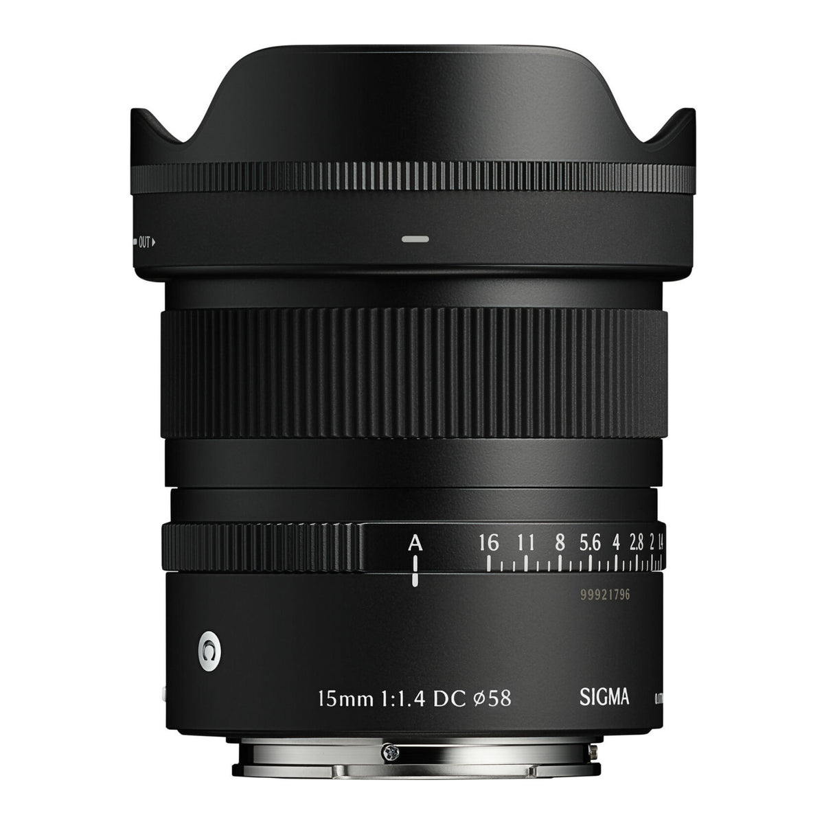 Sigma 15mm F1.4 DC Contemporary Lens for Mirrorless Cameras (Sony E Mount)