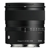 Sigma 15mm F1.4 DC Contemporary Lens for Mirrorless Cameras (Sony E Mount)