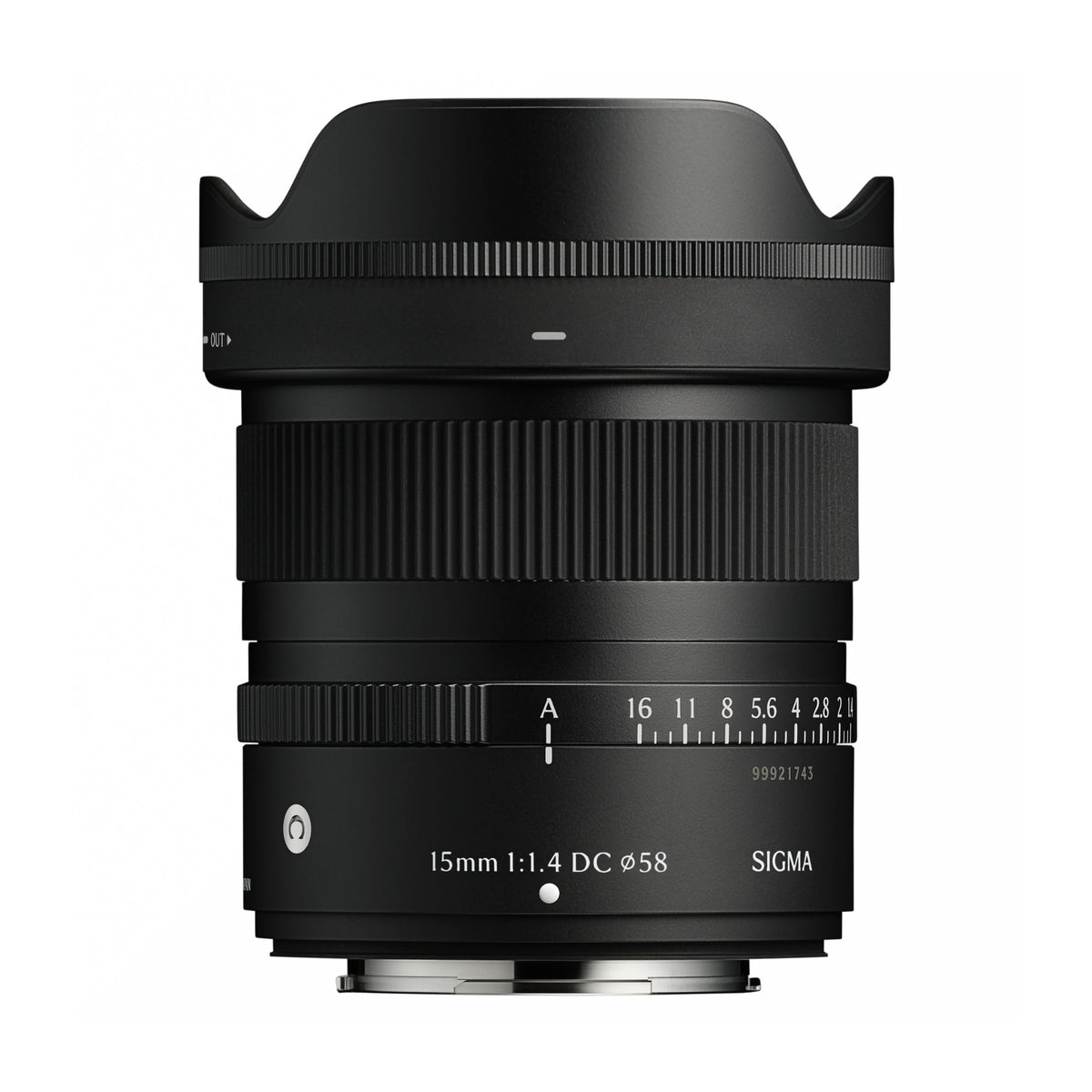 Sigma 15mm F1.4 DC Contemporary Lens for Mirrorless Cameras (Canon RF Mount) (Open Box)