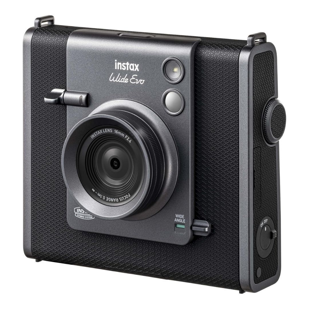 Fujifilm Instax Wide Evo Hybrid Instant Camera with Wide Film Accessories Bundle