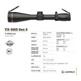 Leupold VX-6HD Gen 2 3-18x50mm CDS-SZL2 FDDPX Riflescope (30mm, Matte Black)