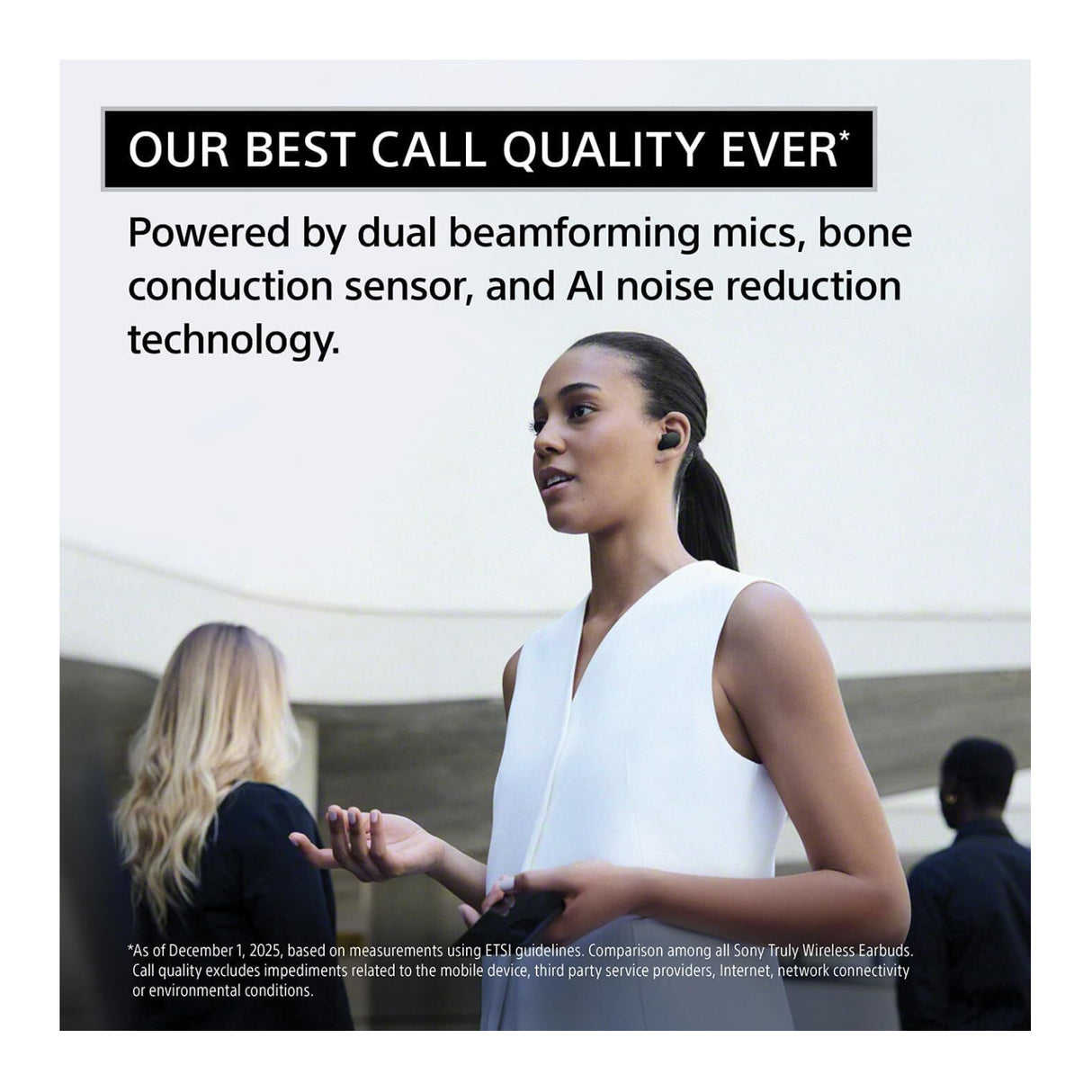 Sony WF-1000XM6 The Best Truly Wireless Noise Cancelling Earbuds (Black)