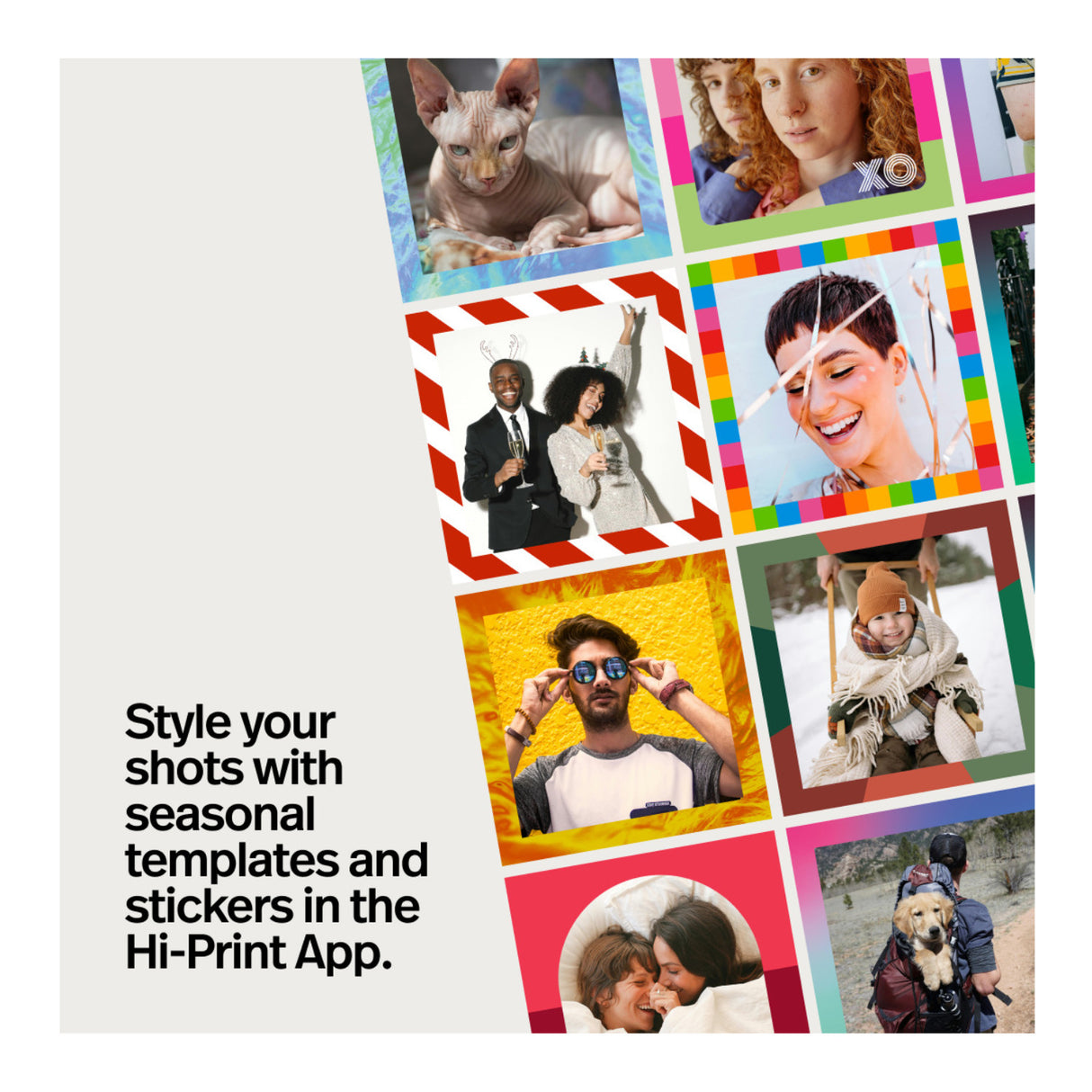 Polaroid HiPrint 3x3 Pocket Photo Printer with 10 Sheets - (White)