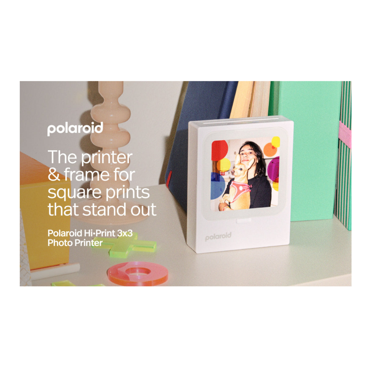 Polaroid HiPrint 3x3 Pocket Photo Printer with 10 Sheets - (White)