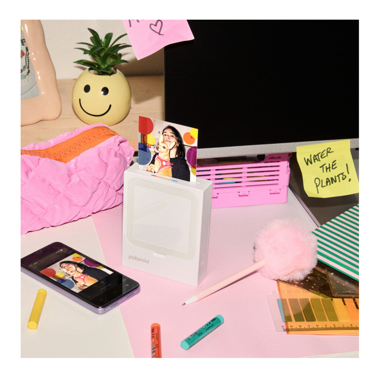 Polaroid HiPrint 3x3 Pocket Photo Printer with 10 Sheets - (White)