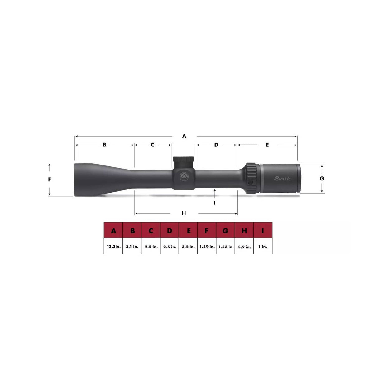 Burris Fullfield E1 3-9x40mm .350 Legend Riflescope (Matte Black)