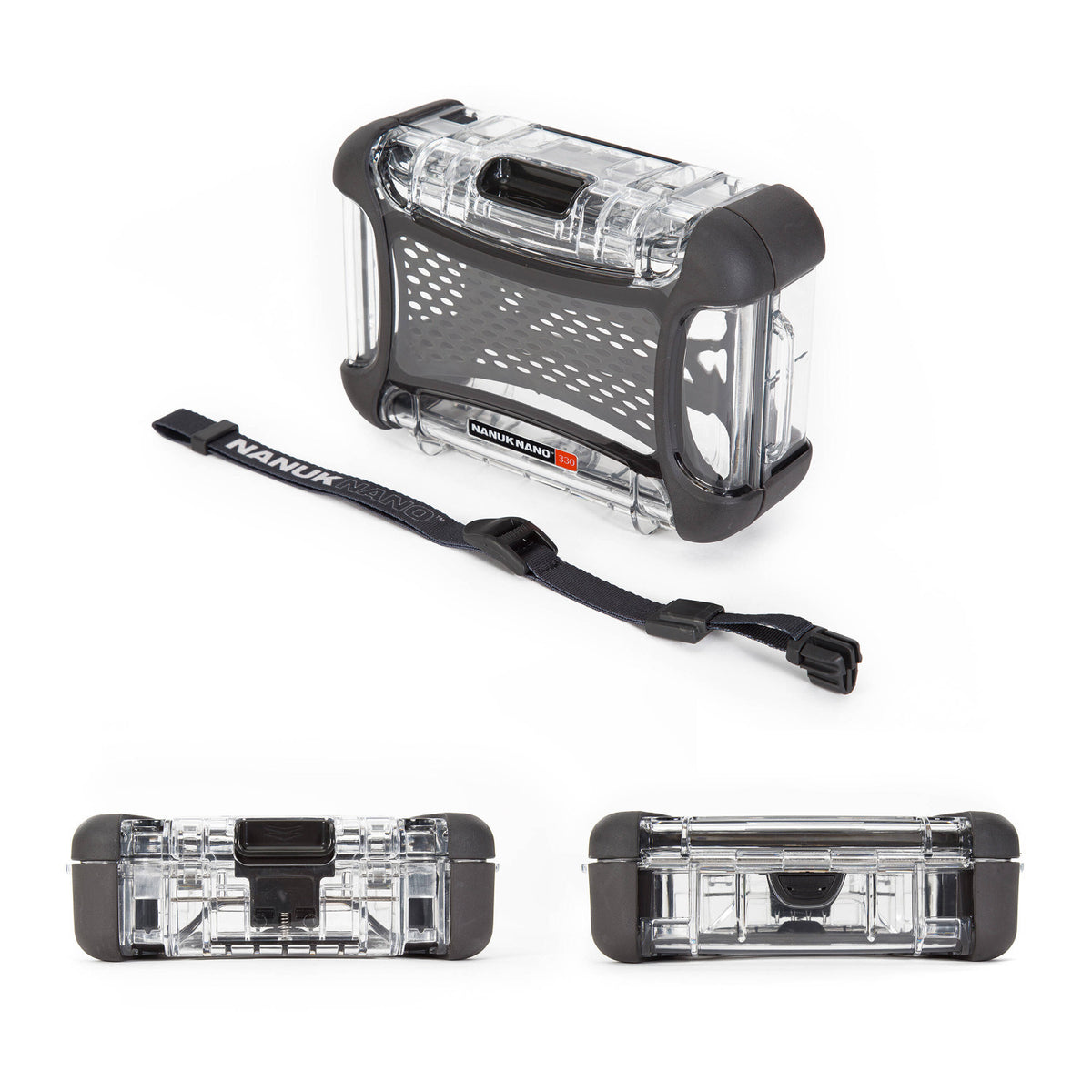 Nanuk 330-0011 Nano Series Waterproof Large Hard Case (Clear) (Open Box)