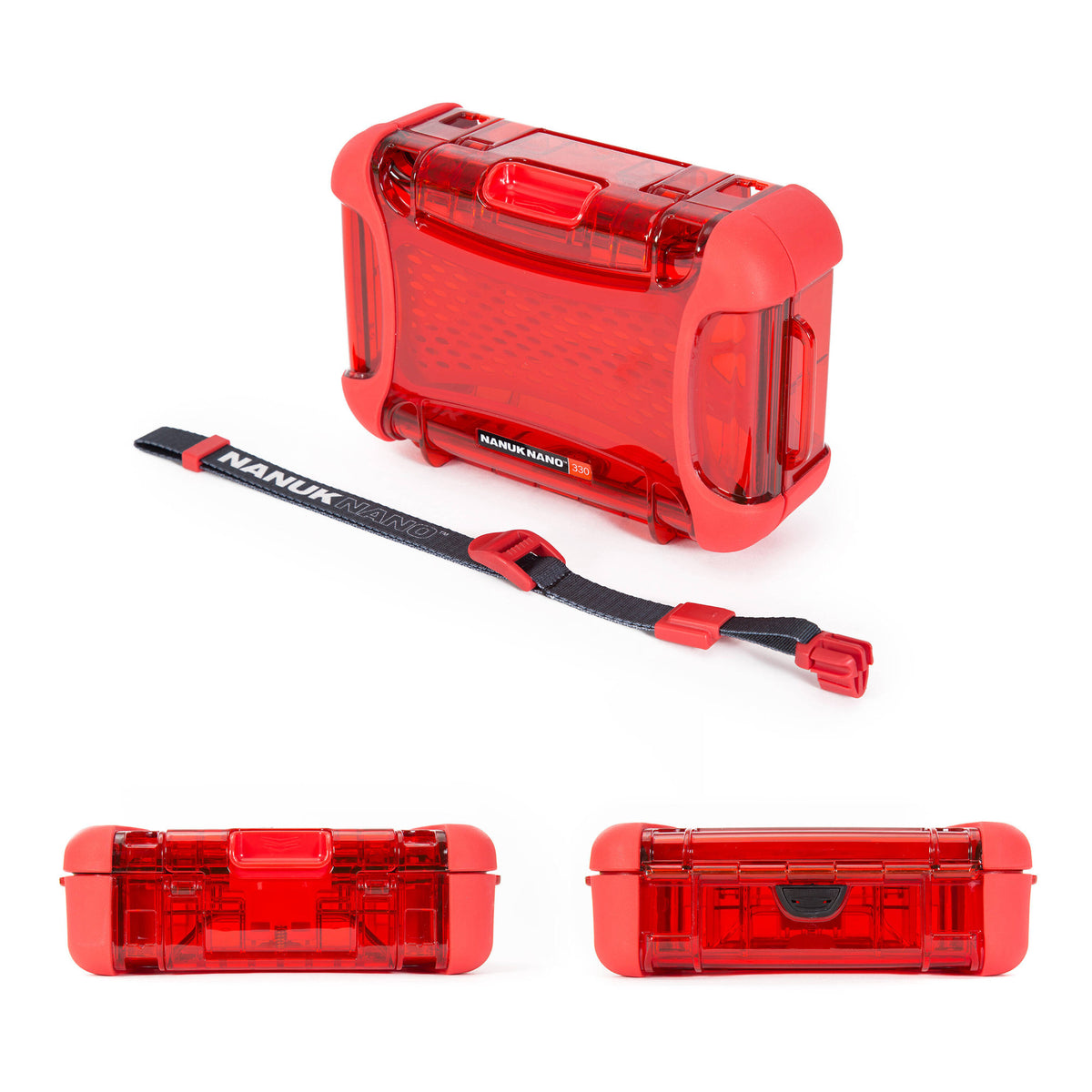NANUK 330 Nano Series Waterproof Large Hard Case (Red) (Open Box)