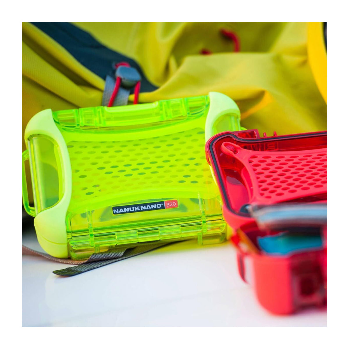 NANUK 320 Nano Series Medium Waterproof Polycarbonate Hard Case (Lime) (Open Box)