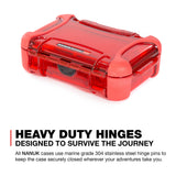 NANUK 320 Nano Series Medium Waterproof Polycarbonate Hard Case (Red) (Open Box)