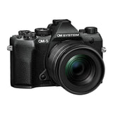 OM SYSTEM OM-5 Mark II Mirrorless Camera with 12-45mm f/4 PRO Lens (Black)
