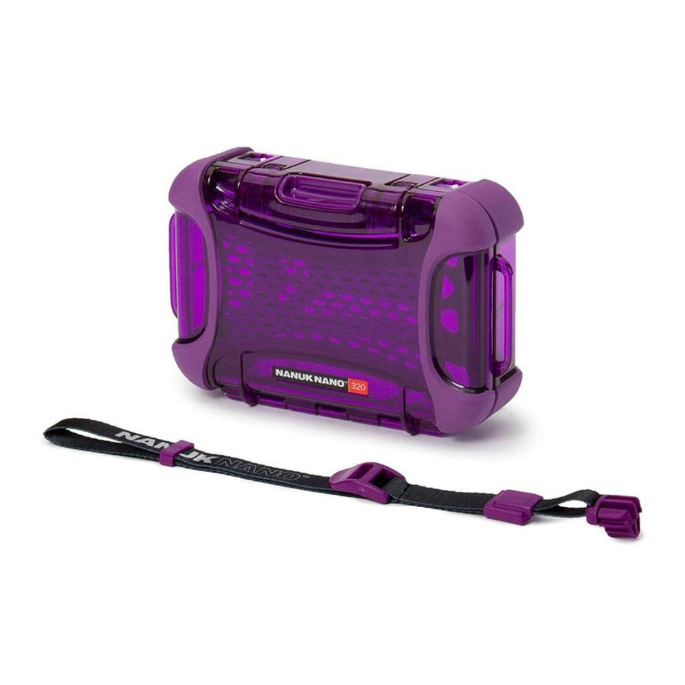 NANUK 320 Nano Series Medium Waterproof Polycarbonate Hard Case (Purple) (Open Box)
