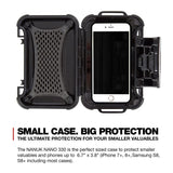 NANUK 320 Nano Series Large Waterproof Polycarbonate Hard Case (Black) (Open Box)