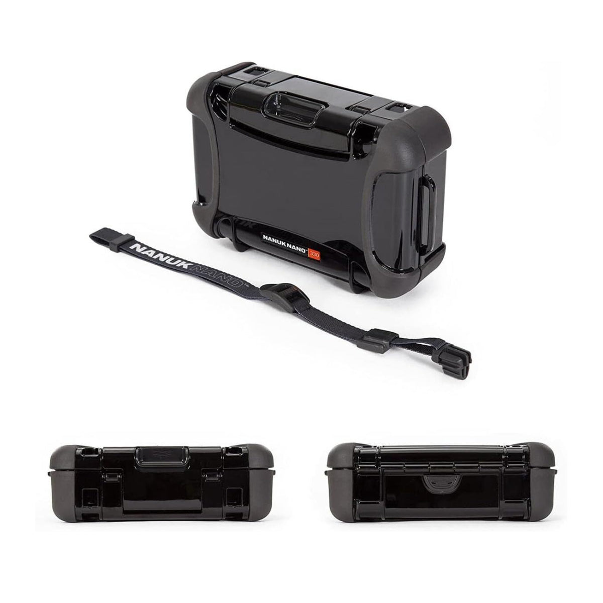 NANUK 320 Nano Series Large Waterproof Polycarbonate Hard Case (Black) (Open Box)
