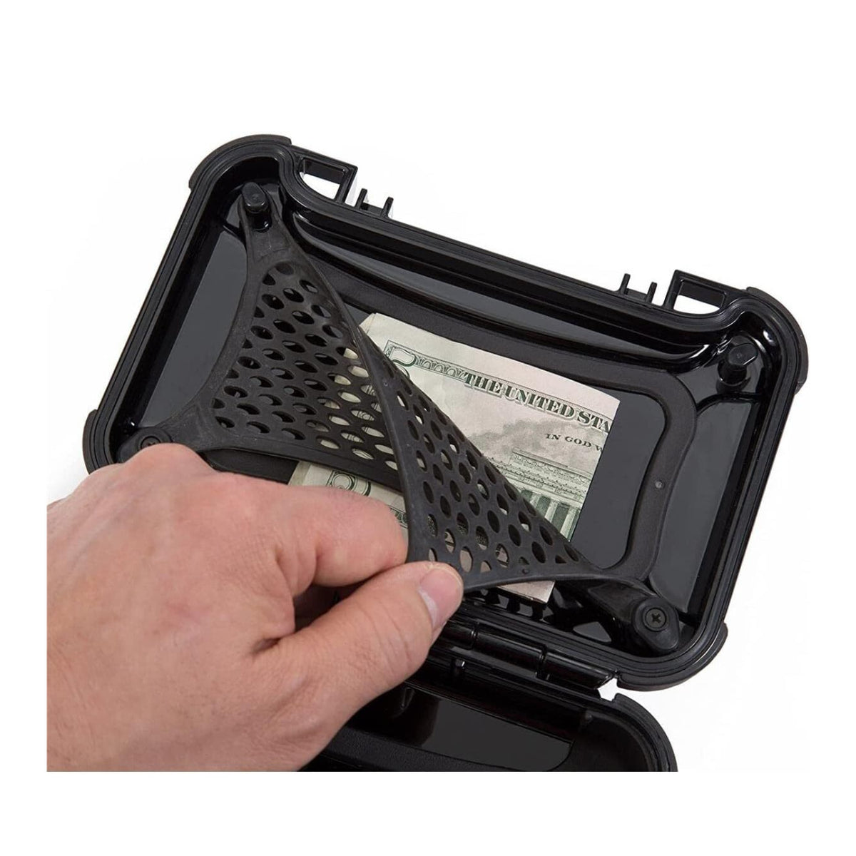 NANUK 320 Nano Series Large Waterproof Polycarbonate Hard Case (Black) (Open Box)