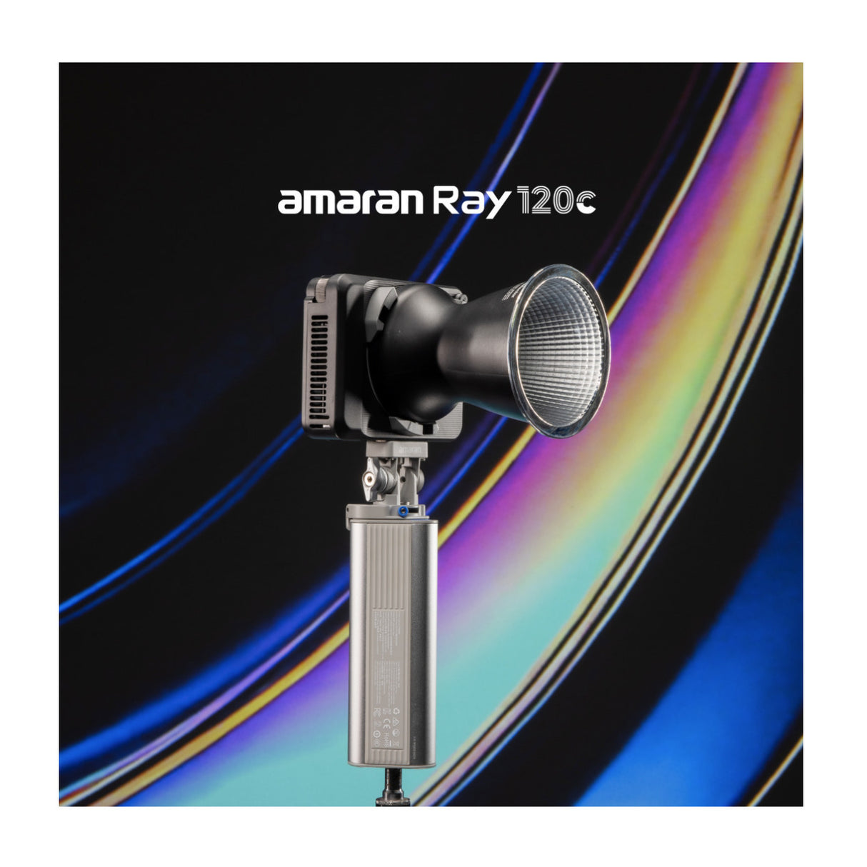Amaran Ray 120c RGB LED Video Light (US) Bundle with Mini Fresnel Reflector