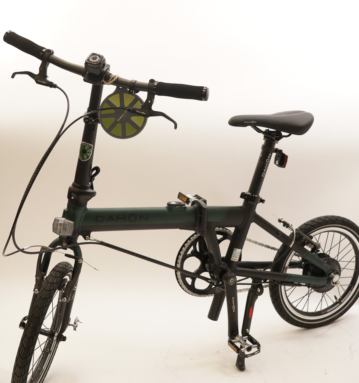 Dahon K-Feather Folding Electric Bike (Forest Green)