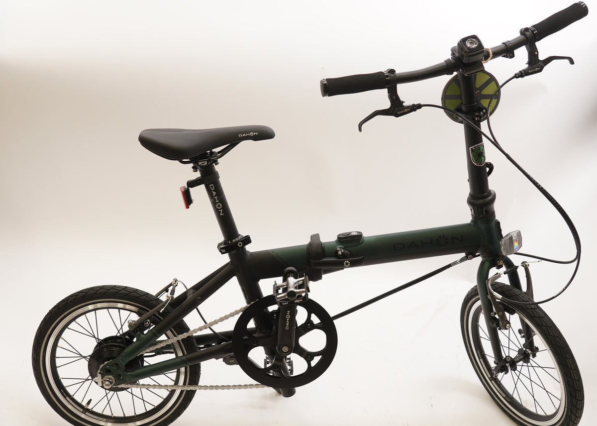 Dahon K-Feather Folding Electric Bike (Forest Green)