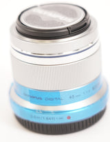 Olympus M. Zuiko Digital 45mm f/1.8 Lens (Four Thirds System, Silver) (Used)