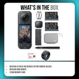 Insta360 X5 360 Action Camera Essentials with 128GB Memory Card and Ring Remote
