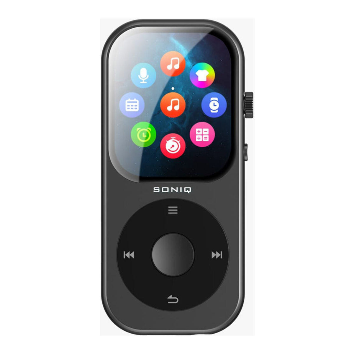 Samvix SONIQ Kosher Touch 32GB MP3 Player with SD Slot (Black)