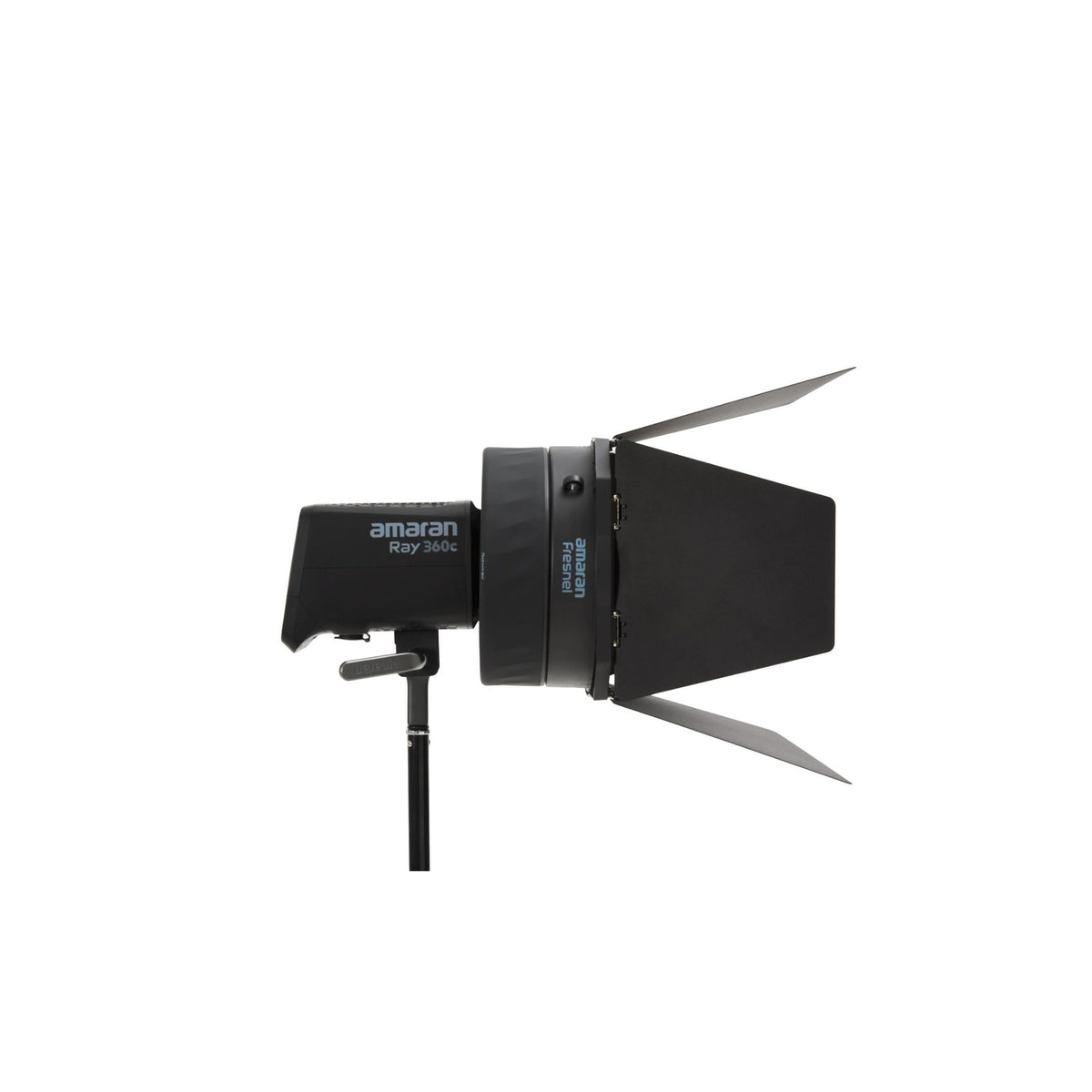 Amaran Ray 360c Full-Color COB Video Light (US) Bundle with Fresnel Light Modifier