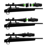 ANT TICO 6 Scope Mount Adapter 44mm for Thermal Clip-On Night Hunting (Black)