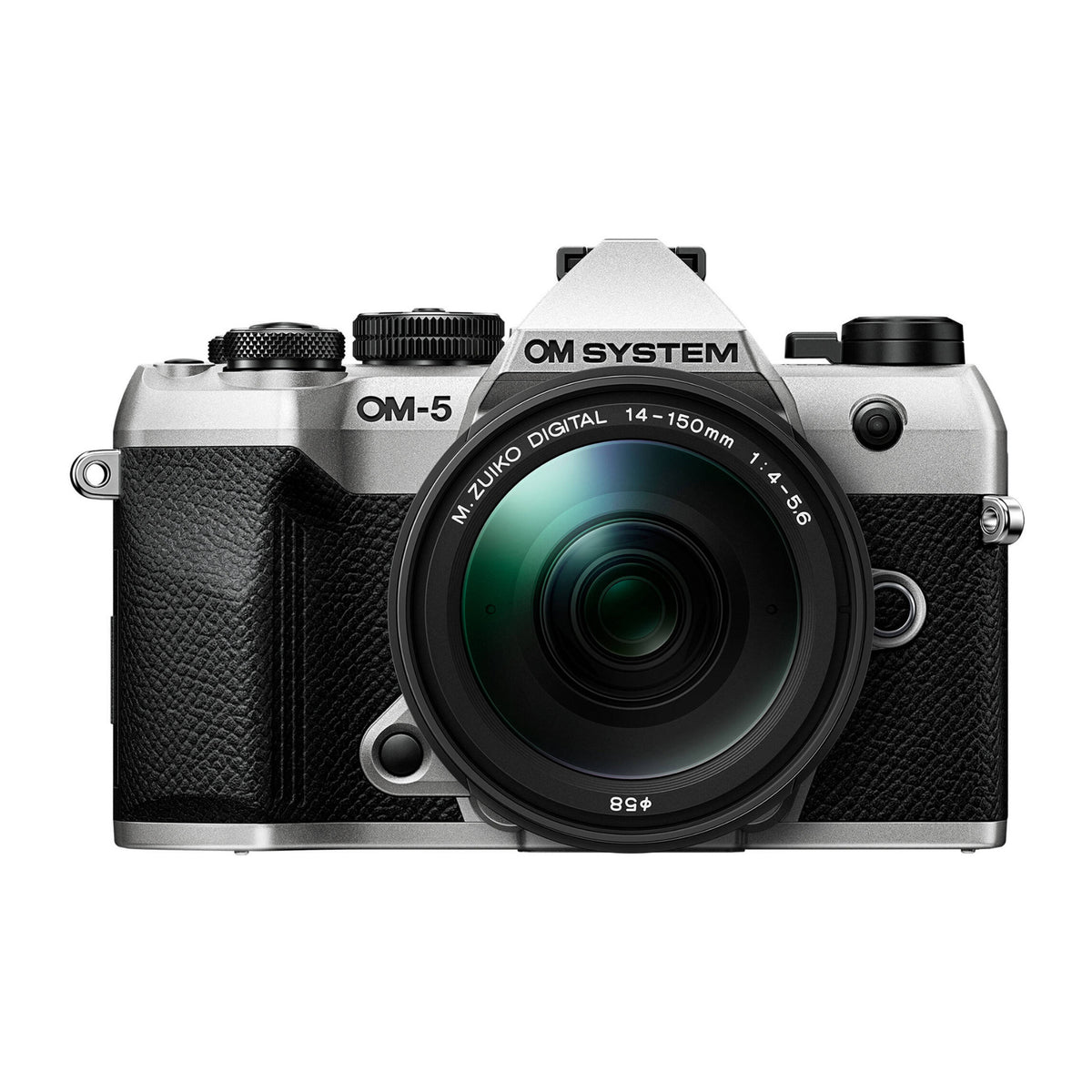 OM SYSTEM OM-5 Mark II Mirrorless Camera with 14-150mm f/4-5.6 II Lens (Silver)