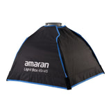 Amaran Ray 360c Full-Color COB Video Light (US) with Light Box 45x45 Softbox