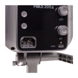 Amaran Halo 200x LED Monolight 2700-6500K Bi-Color with High CRI and DMX Support (Black)