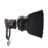 Aputure Storm 700x LED Monolight Bundle with CF10 Fresnel and Barn Doors Kit