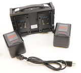 IndiPRO Tools Micro-Series 26V 265Wh Battery and Quad Charger Kit (V-Mount) (Used)