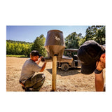 BOSS Buck 350lbs Deer Post Feeder with 4 Removable Tubes and Lid