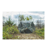 Ameristep Brickhouse Wide Bottom Ground Blind 75X75X66-Inch Footprint
