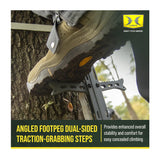 Hawk Helium 20-Inch Aluminum Tree Stand Climbing Stick Gen 2 (1-Pack) (Open Box)