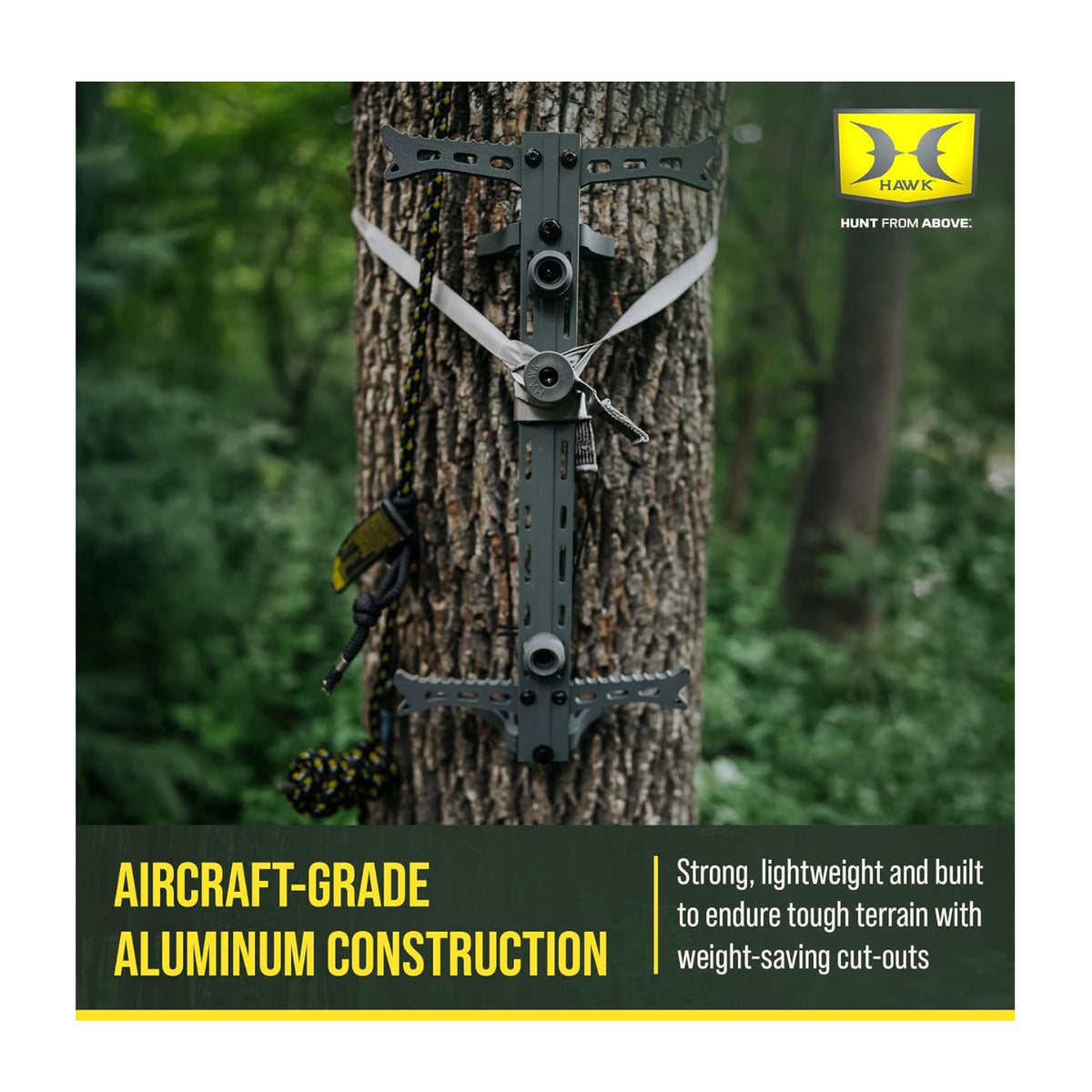 Hawk Helium 20-Inch Aluminum Tree Stand Climbing Stick Gen 2 (1-Pack) (Open Box)