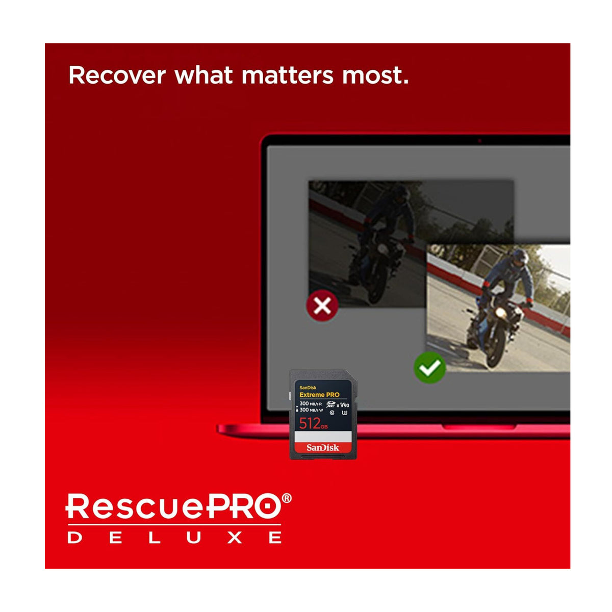 SanDisk 256GB Extreme PRO UHS-II SDXC V90 Memory Card