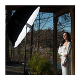Westcott 53-Inch Deep White Bounce Umbrella for Studio & Portrait Lighting