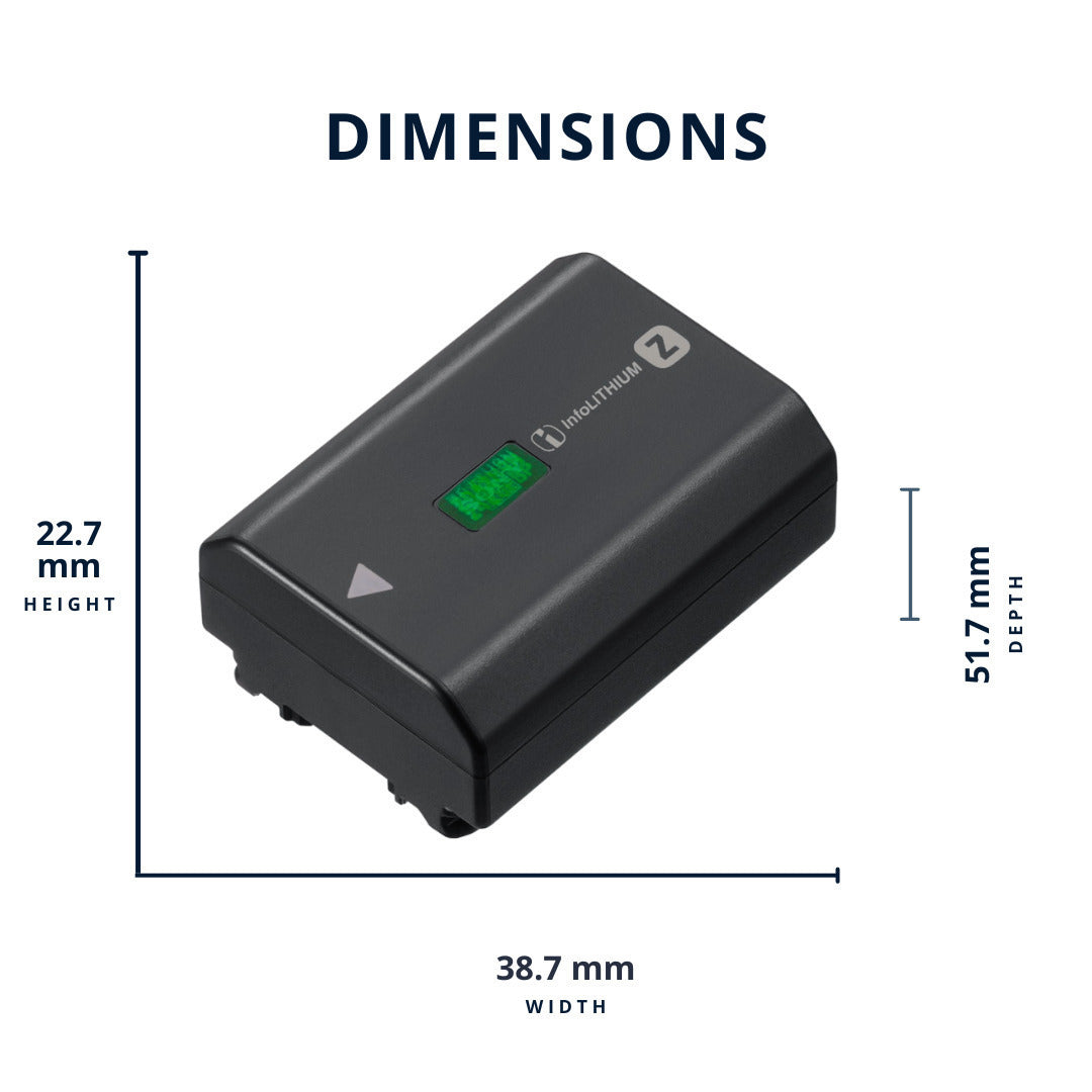 Sony Z-Series NP-FZ100 7.2V 2,280mAh Rechargeable Battery (Open Box)