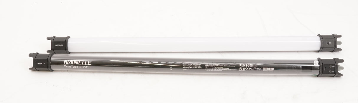 Nanlite PavoTube II 2' 15C RGB LED Tube Light 2-Light Kit with 2700-7500K CCT (Used)