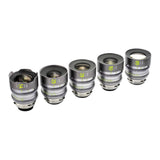 NiSi ATHENA PRIME Rewind Full Frame Cinema Lens Kit with 5 Lenses (14mm, 25mm, 35mm, 50mm, 85mm) and Hard Case (PL Mount)
