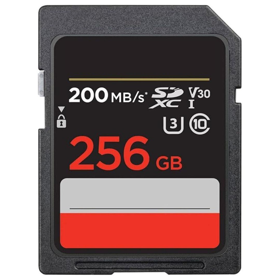 SanDisk Extreme Pro SDXC UHS-I Memory Card with 200MBPS Read and 140MBPS Write Speed (256GB, Black)