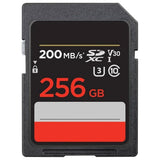 SanDisk Extreme Pro SDXC UHS-I Memory Card with 200MBPS Read and 140MBPS Write Speed (256GB, Black)