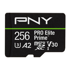 PNY 256GB PRO Elite Prime microSDXC Memory Card with SD Adapter