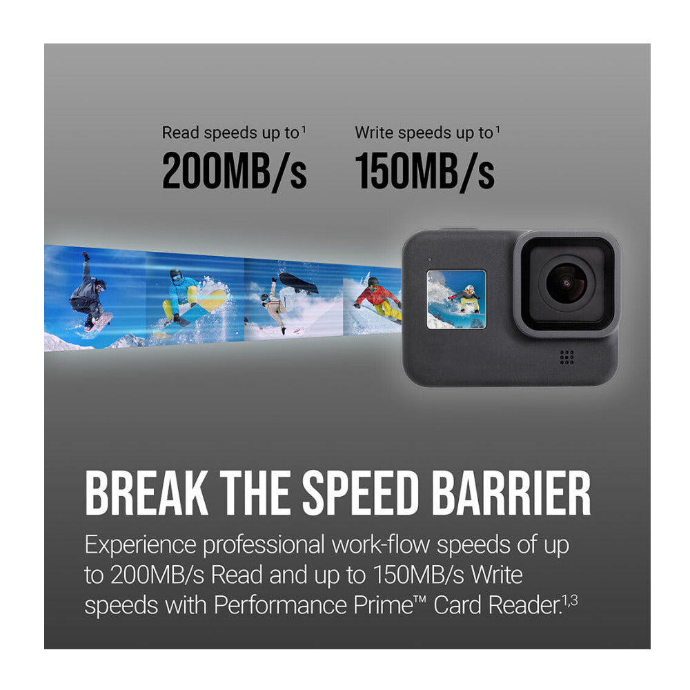 PNY 256GB PRO Elite Prime microSDXC Memory Card with SD Adapter