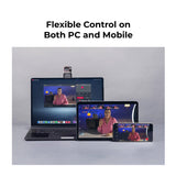 OBSBOT Tiny 3 Lite AI-Powered Spatial Audio 4K PTZ Lite Webcam (Open Box)