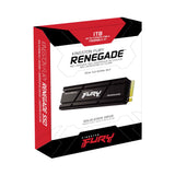 Kingston FURY Renegade 1TB PCIe Gen 4.0 NVMe M.2 Internal Gaming SSD