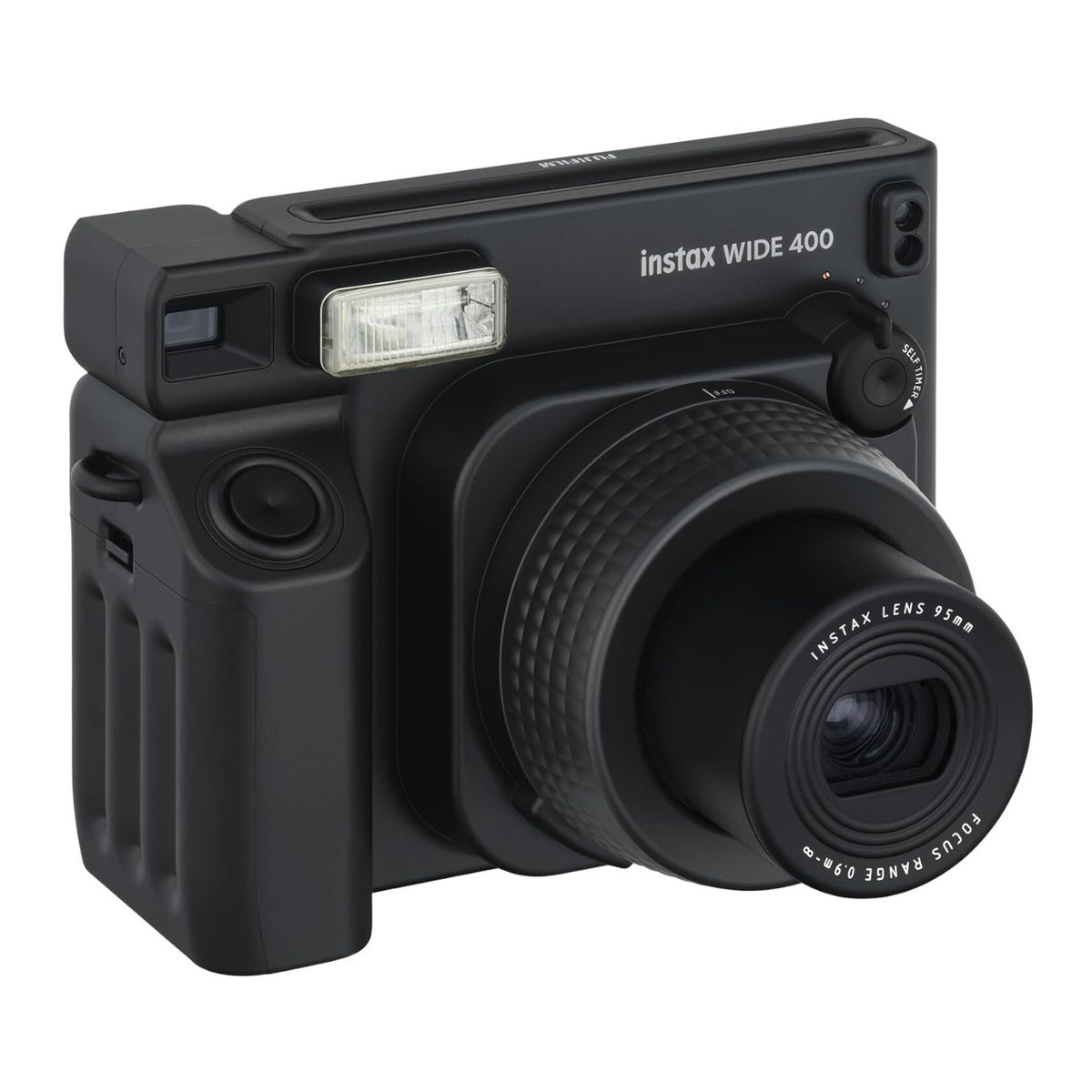 Fujifilm Instax Wide 400 Instant Film Camera with Automatic Exposure & Flash Control (Black)